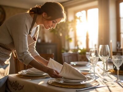 Harmonious Dining Area Tidying Method