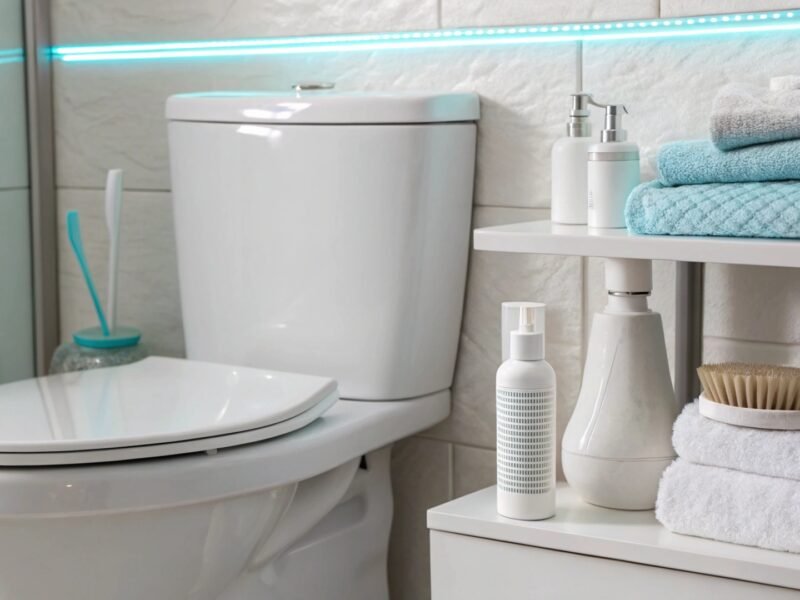 Toilet Area Visual Guide for Spotless Hygiene