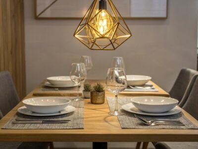 Dining Table Layout Chart for Tidy Meals