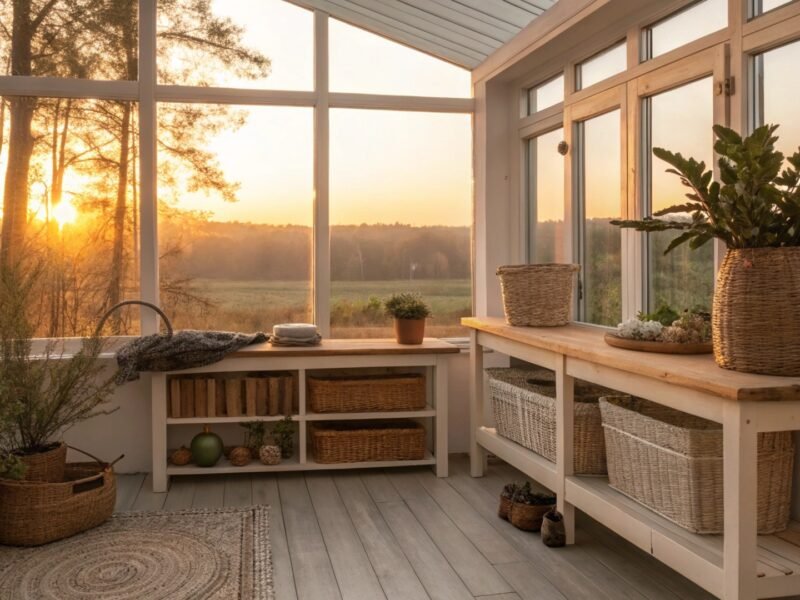 Sunroom Serenity Infographic for Tidy Bliss