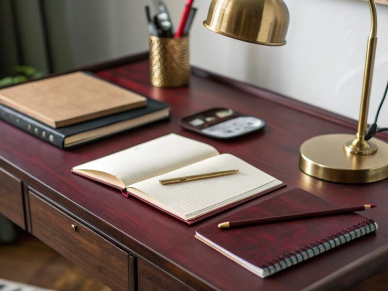 Study Space Visual Plan for Focused Tidiness