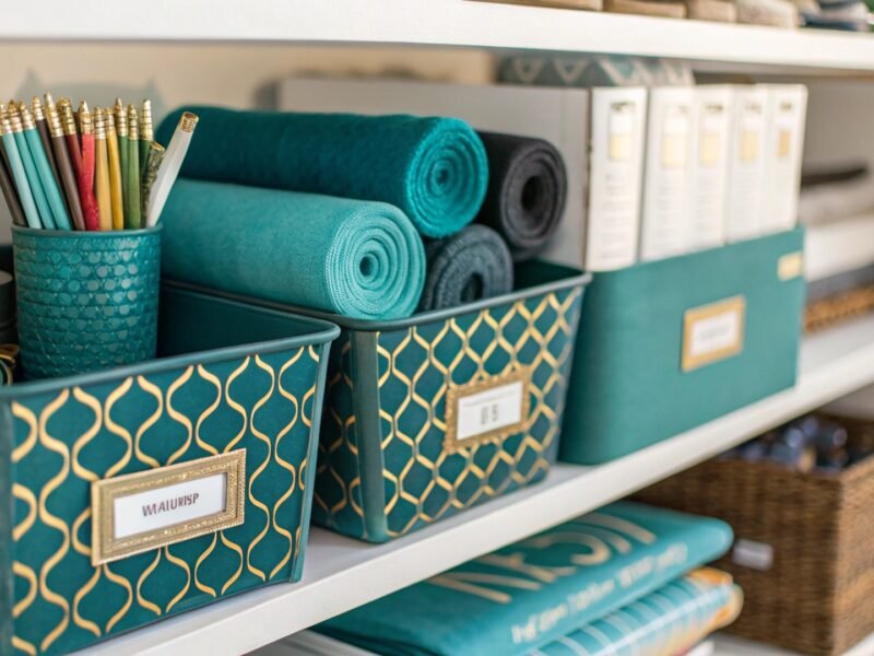 Decluttered Craft Shelf Plan