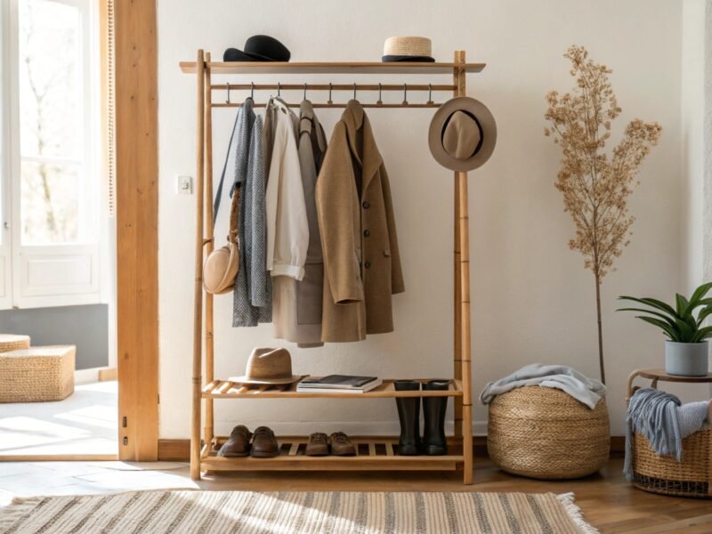 Orderly Coat Rack Cleaning Plan