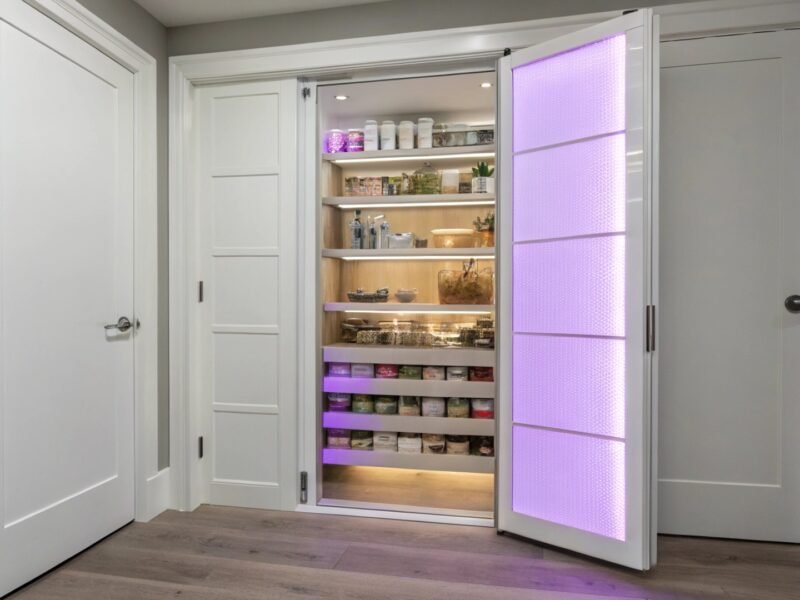 Pantry Door Design Map for Accessible Organization