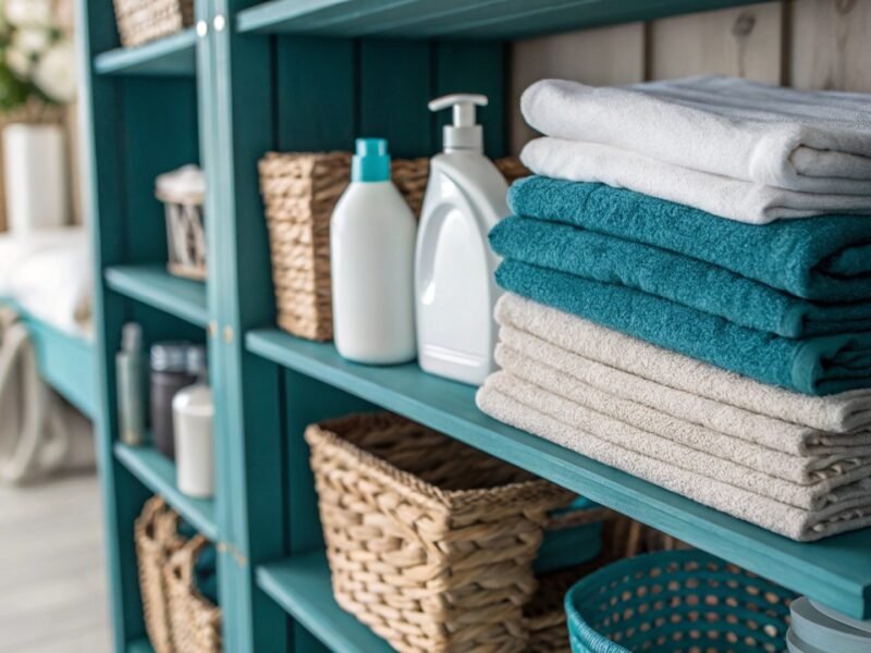 Laundry Shelf Layout Map for Clean Organization