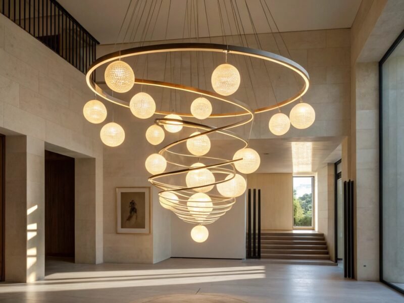 Light Fixture Space Plan for Illuminated Order