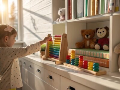 Decluttered Toy Shelf Plan