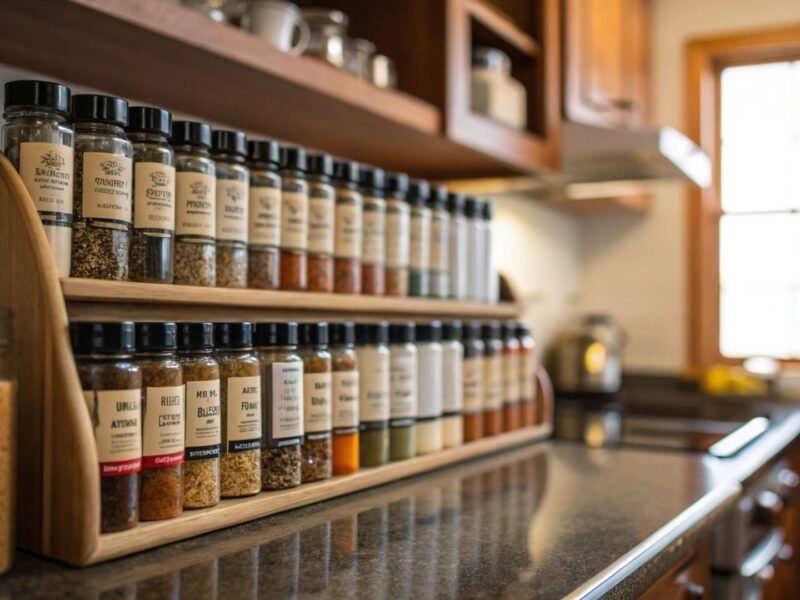 Tidy Spice Shelf Checklist