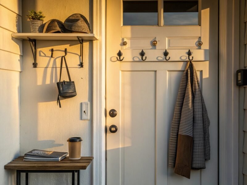 Doorknob Area Organization Map for Clean Entry