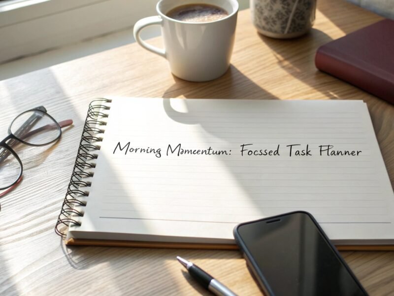 Morning Momentum: Focused Task Planner