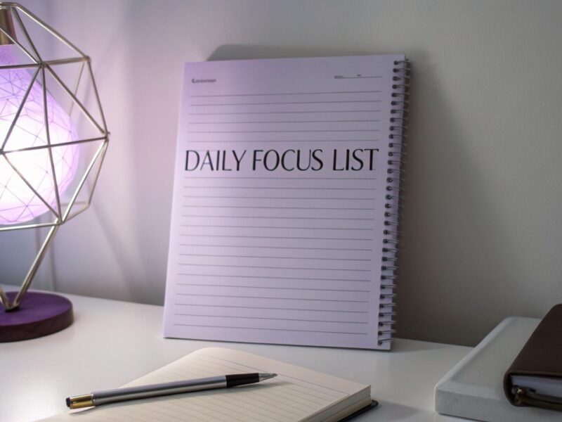 Boost Workflow Clarity: Daily Focus List