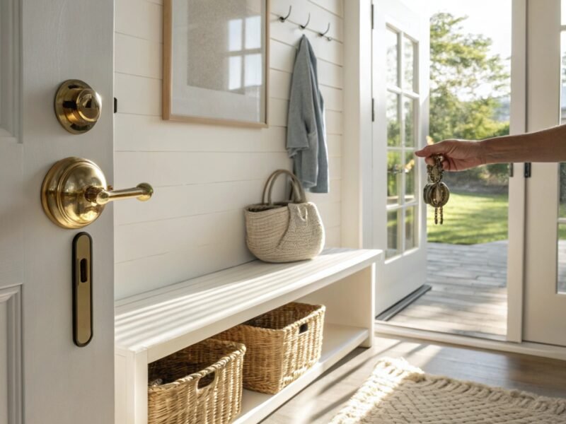 Doorknob Area Design Guide for Clean Entry