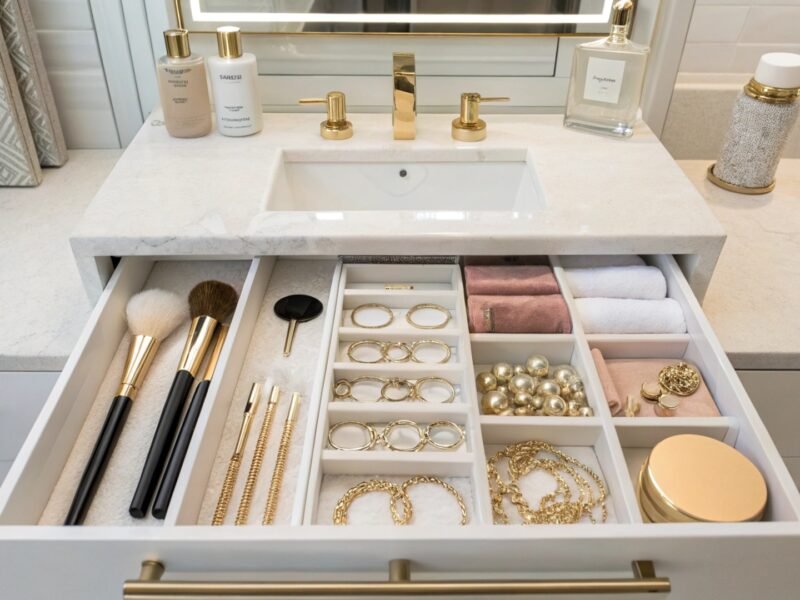 Vanity Drawer Visual Plan for Tidy Glam