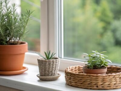 Window Sill Declutter Diagram for Clear Views