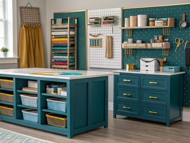 Craft Room Layout Map for Creative Clarity