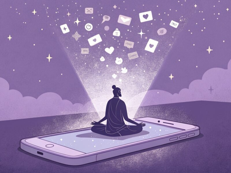 Quiet Social Media Overwhelm: Mental Peace Path