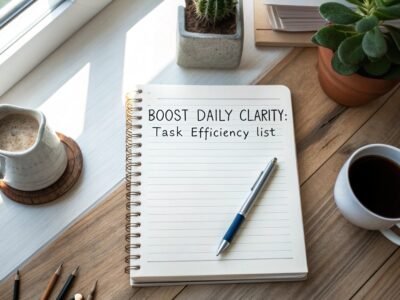 Boost Daily Clarity: Task Efficiency List