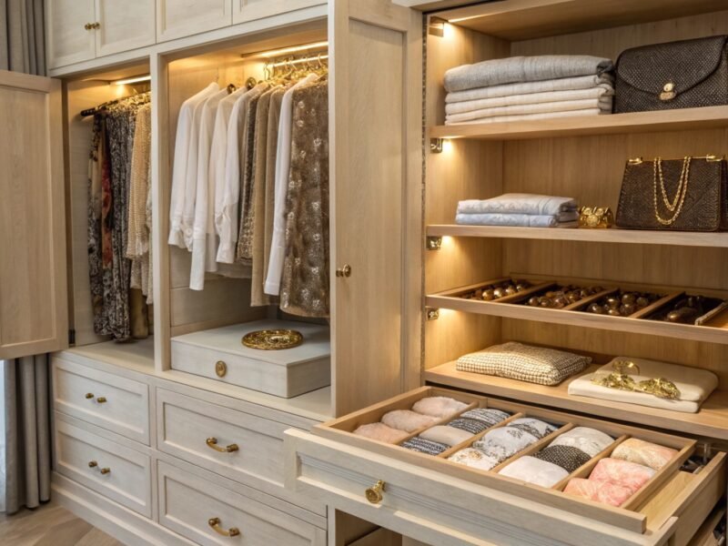 Armoire Layout Plan for Elegant Organization