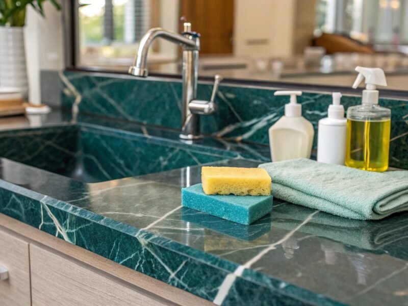 Sink Area Organization Map for Spotless Shine