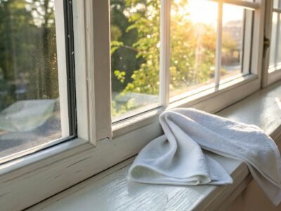 Spotless Window Frame Cleaning