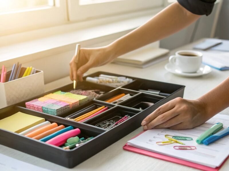 Fresh Home Office Drawer Routine